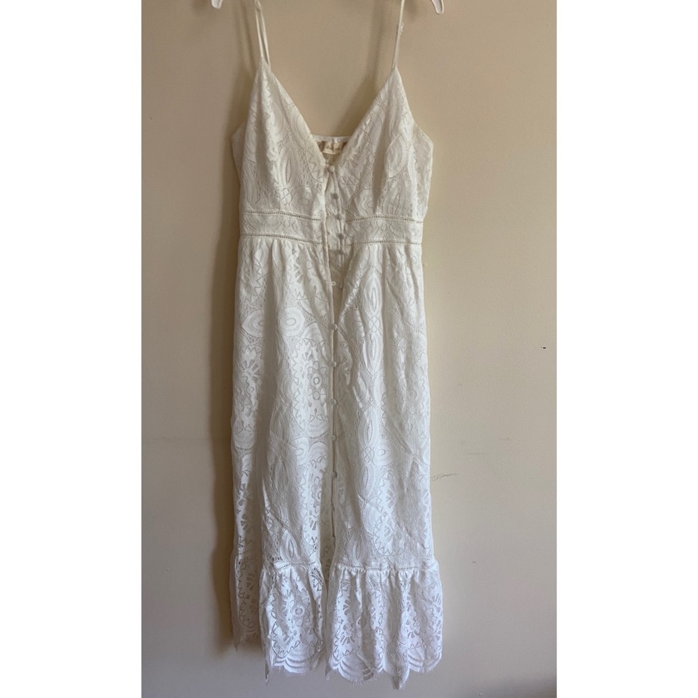 Bohemian Lace Midi Dress